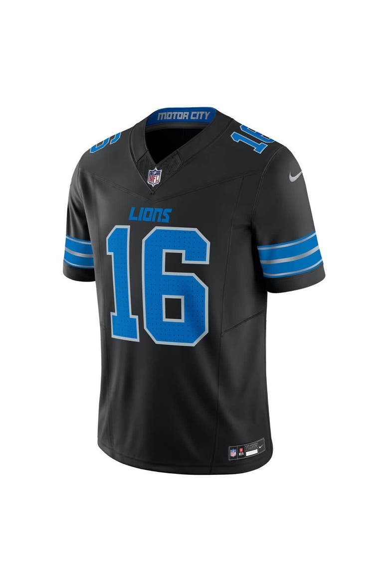 Men's Nike Jared Goff Black Detroit Lions Vapor F.U.S.E. Limited Jersey, Alternate, color, Black