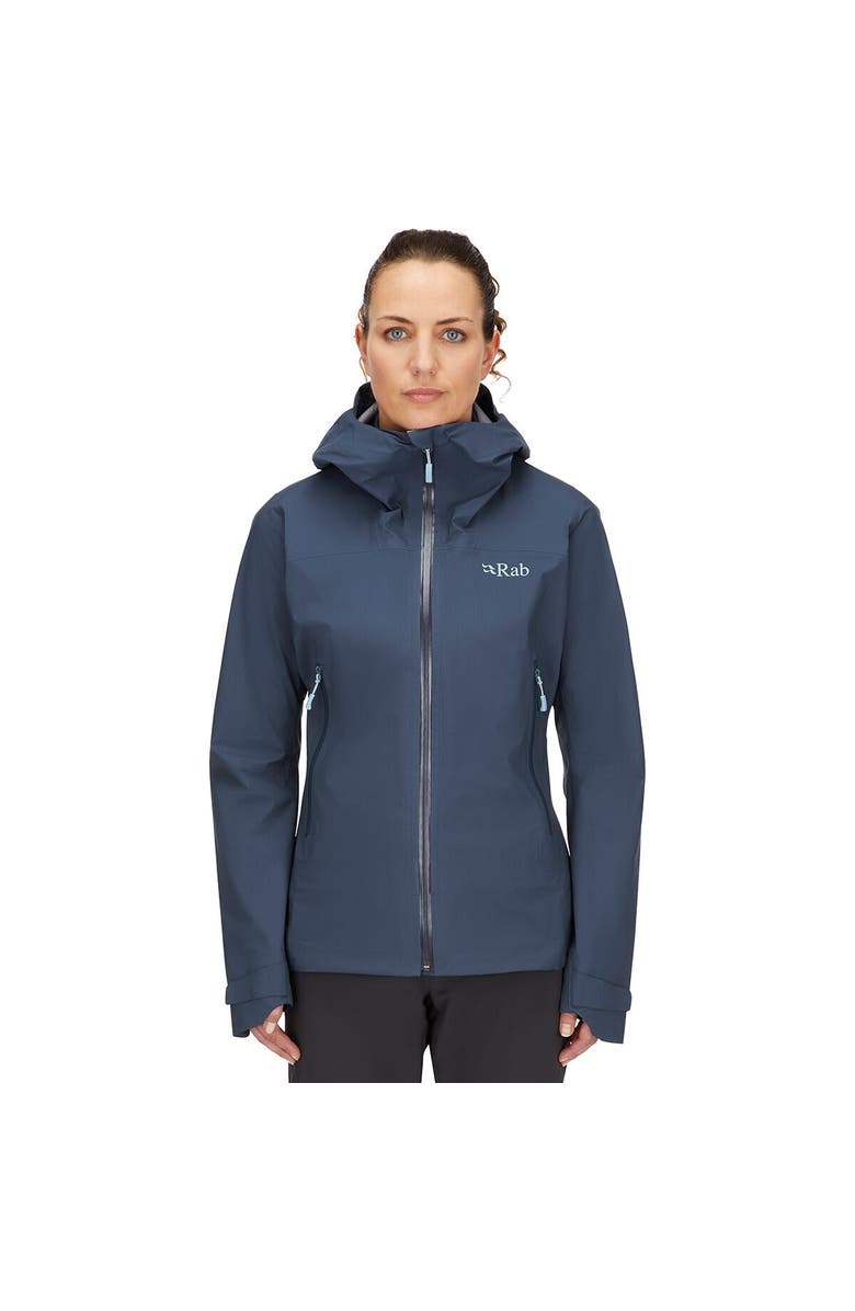 Rab Downpour Light Jacket - Women's, Main, color, Tempest Blue