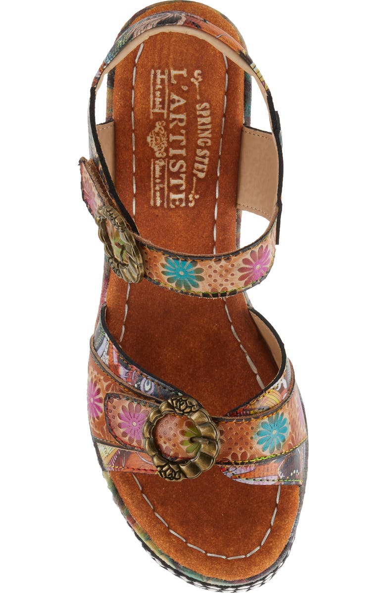 L'Artiste by Spring Step Flavour Platform Wedge Sandal, Alternate, color,