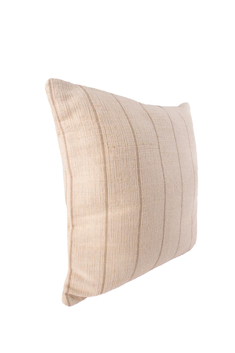 Jute Throw Pillow, Alternate, color, Beige