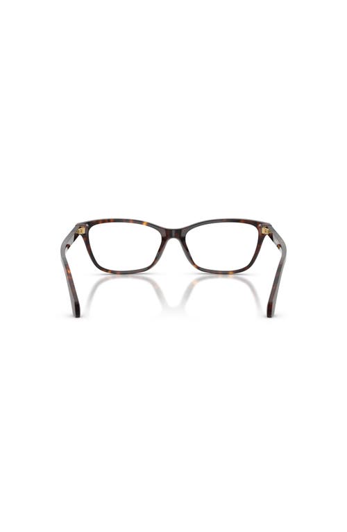 Versace 54mm Cat Eye Optical Glasses In Brown