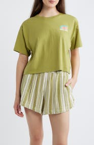 Rip Curl Surf Side Crop Graphic T-Shirt