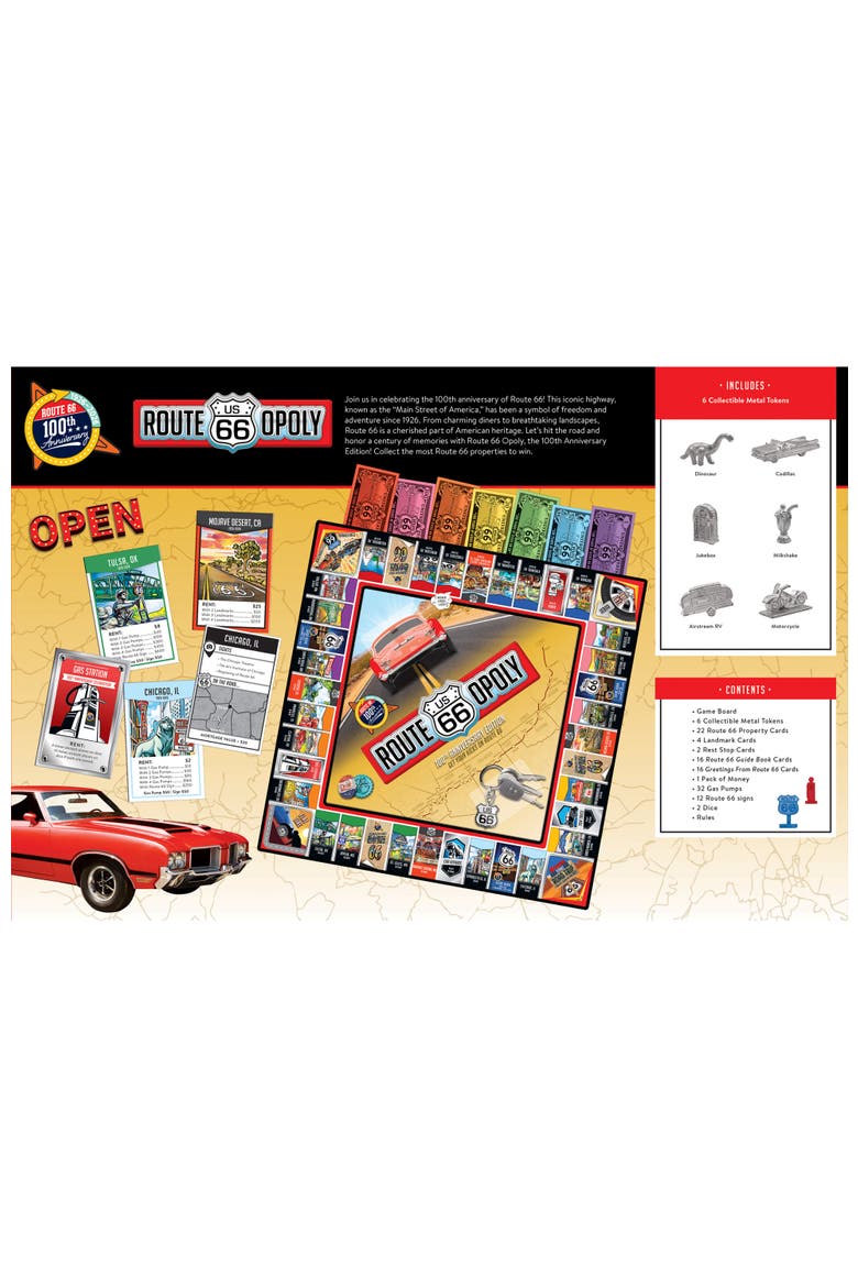 Route 66 Opoly, Alternate, color, Multicolor