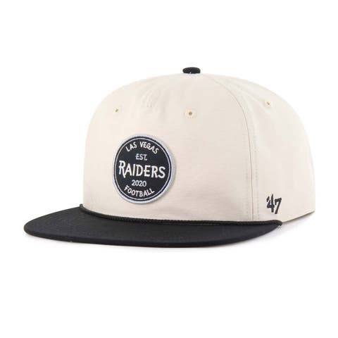 Men's '47  Natural Las Vegas Raiders Payson Captain Adjustable Hat