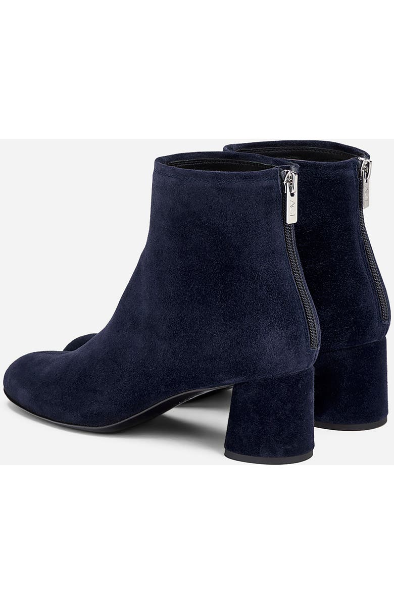 AGL Olga Water Resistant Velour Ankle Boot with Heel, Alternate, color, Night