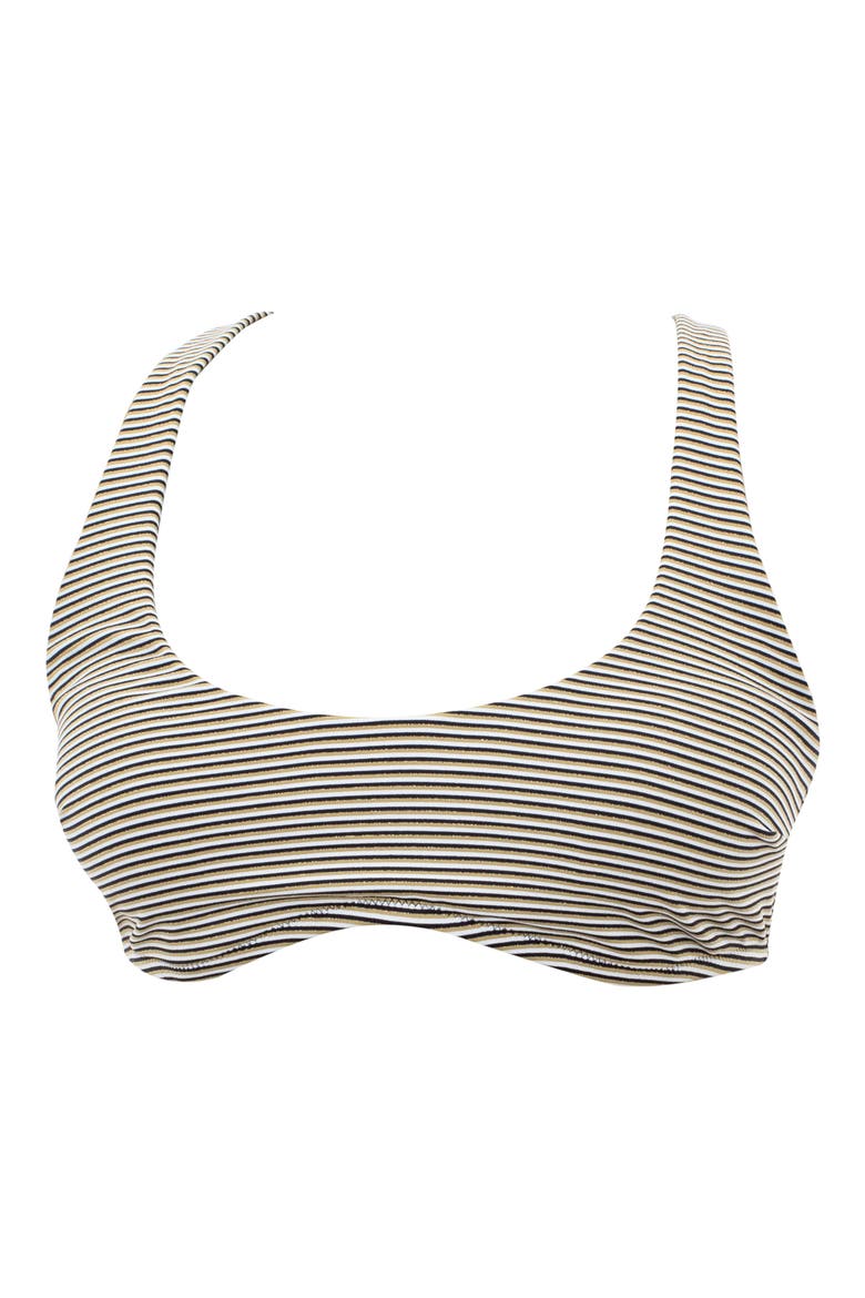 Olivia Stripe Maternity Bikini Top, Alternate, color, MULTICOLOR