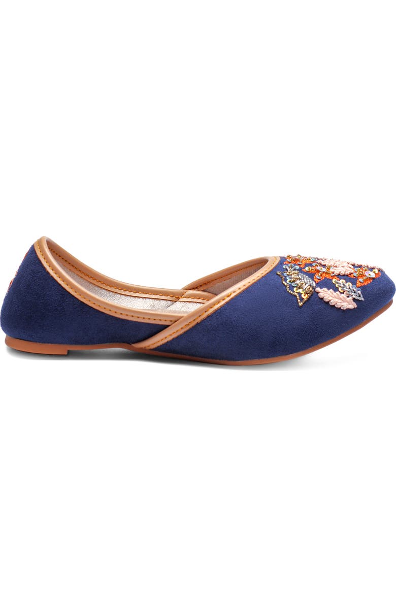 FUCHSIA Paris Embroidered Jutti Flat, Alternate, color,