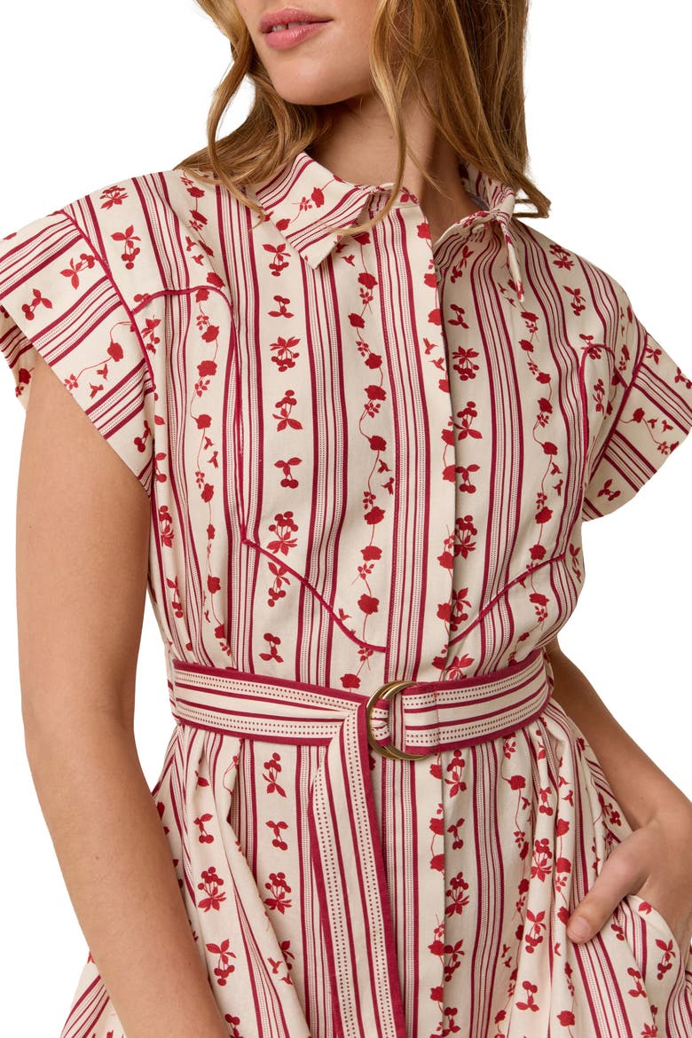 Manon Mini Dress, Alternate, color, Raye Fleur
