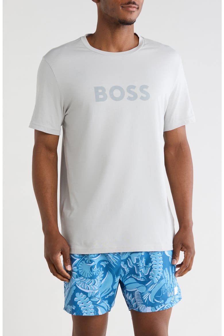 Logo T-Shirt, Main, color, GREY