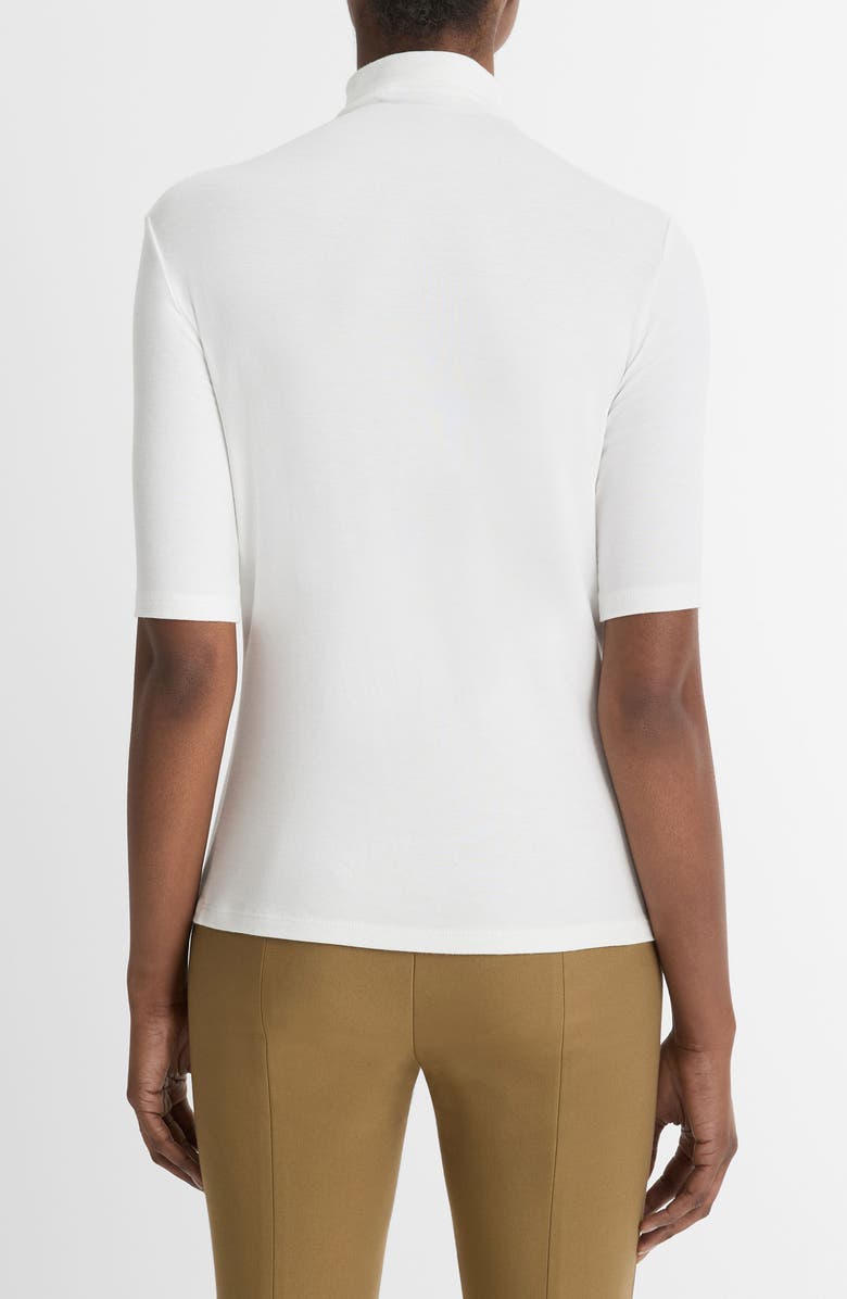 Vince Knit Mock Neck Top, Alternate, color, Off White