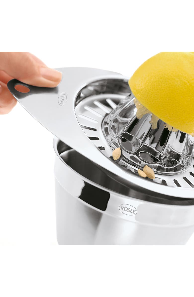 Rosle Stainless Steel Manual Citrus Reamer and Hand Juicer, Alternate, color, 