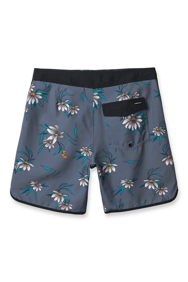 Surfsilk Coastal Flora Swim Shorts, Alternate, color, CHINA BLUE