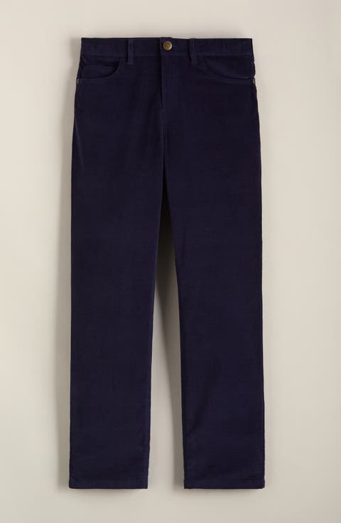 Kids' Flat Front Stretch Corduroy Pants
