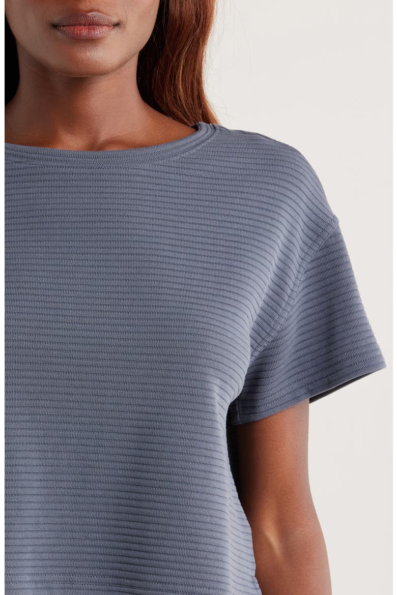 Charter Cruise Boxy Ottoman Knit Top, Alternate, color, OMBRE BLUE