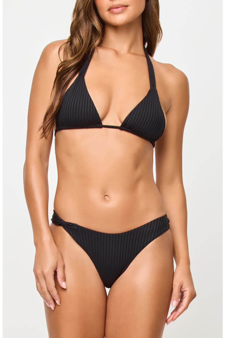 Kami Bikini Top, Alternate, color, BLACK