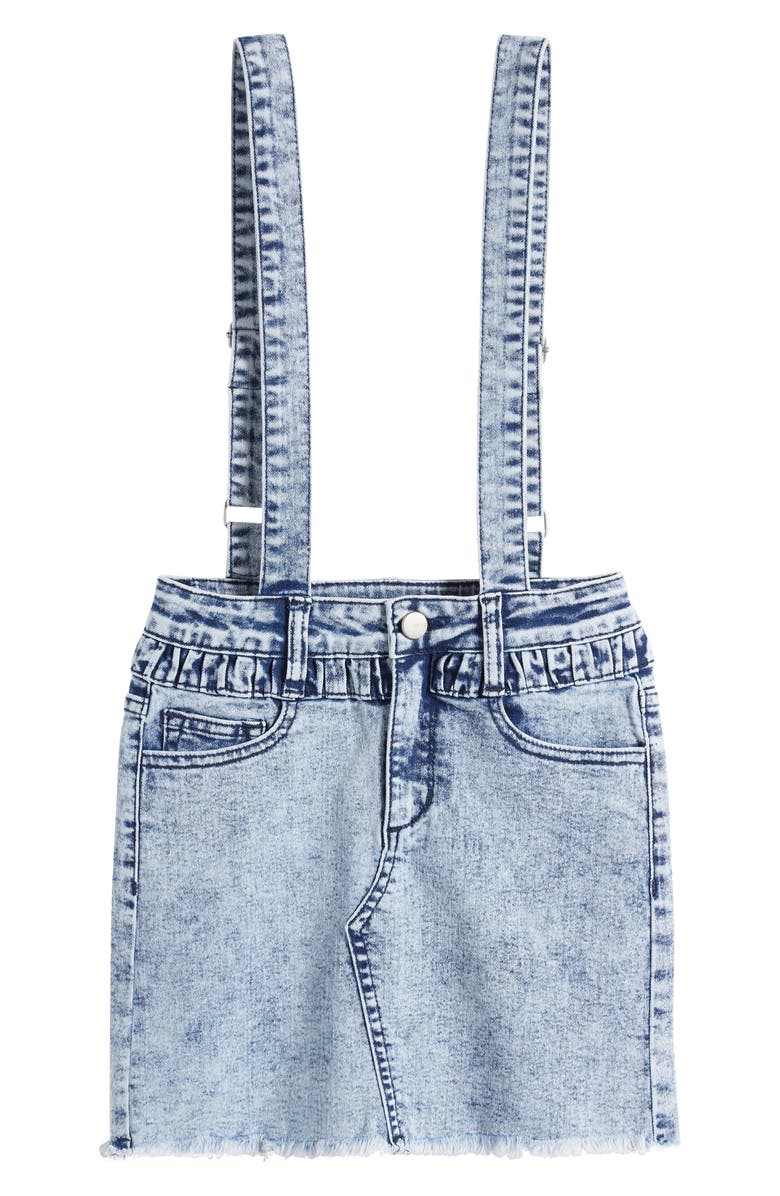 Joe's Kids' Paperbag Waist Denim Skirtalls, Main, color,