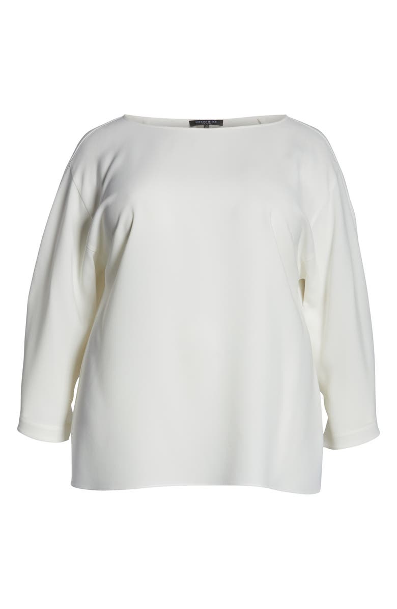 Lafayette 148 New York Reanna Finesse Crepe Blouse, Alternate, color,