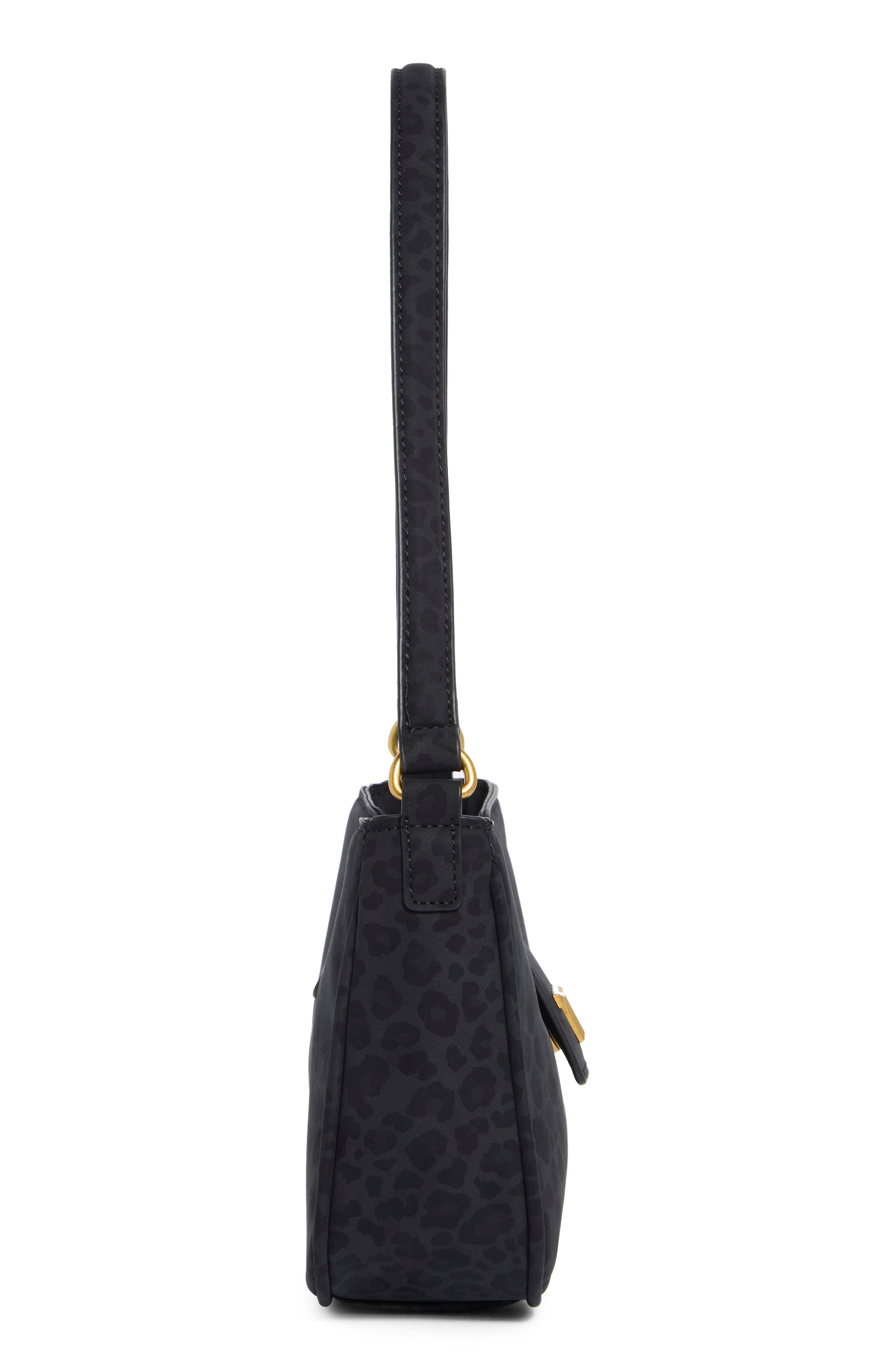 Tahari Mini Shoulder Bag, Alternate, color, Black
