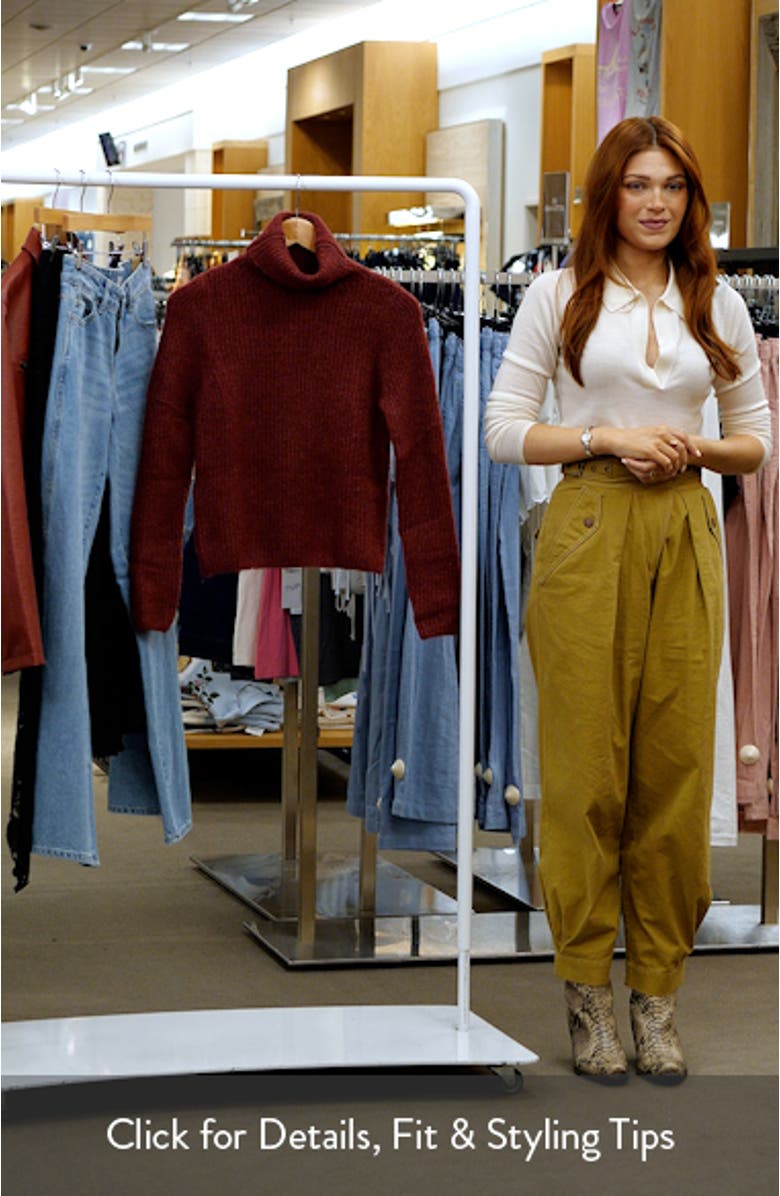 Rib Turtleneck Sweater, sales video thumbnail