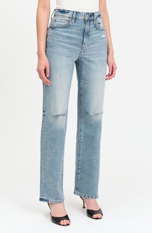 Daze Sun High Waist Dad Jeans In Animal Print
