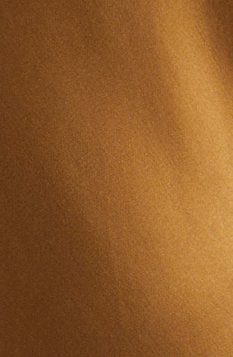 A.L.C. Lennon Lace Accent Satin Slipdress, Alternate, color, Mocha/Black