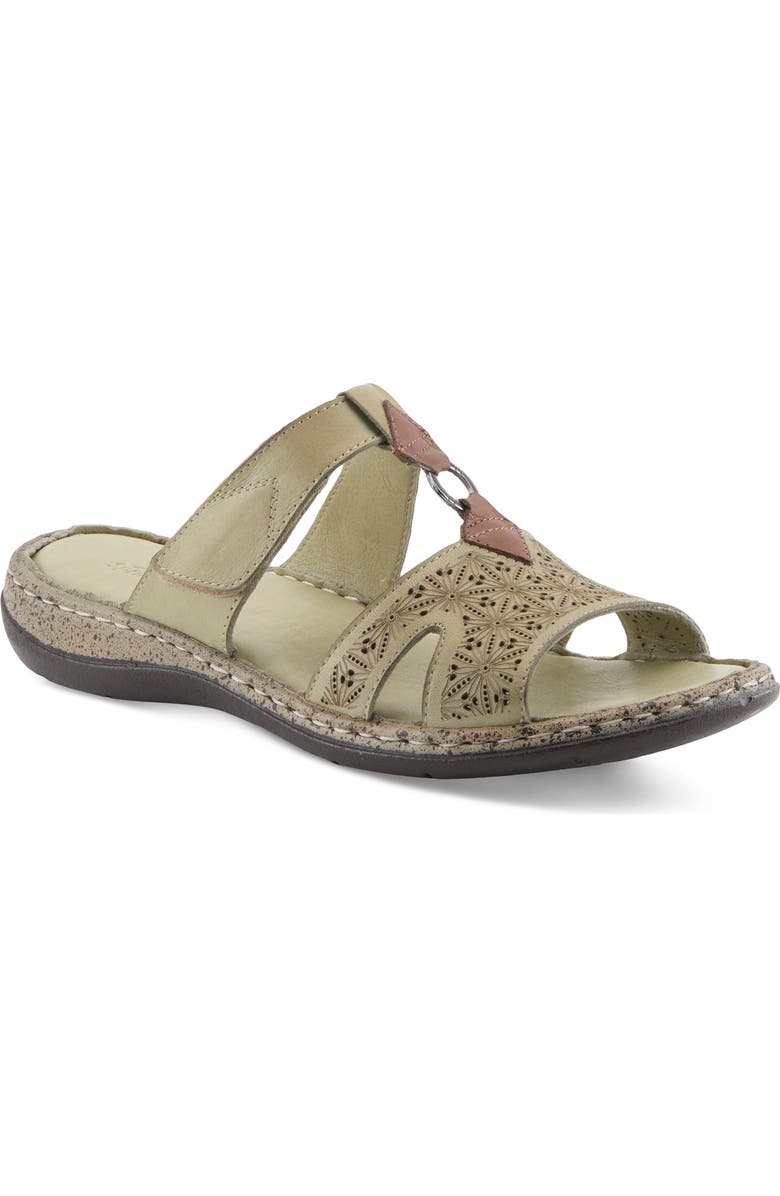 Spring Step Virelle Slide Sandal, Main, color, Sage Green