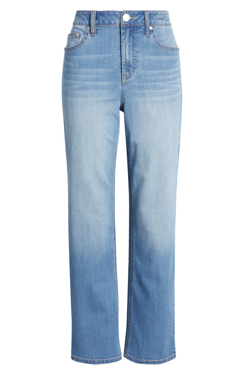 1822 Denim Cheeky Heart Pocket High Waist Straight Leg Jeans, Alternate, color, 