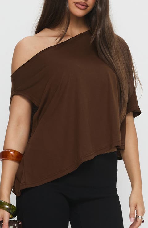 Passerby Asymmetric One-Shoulder Top