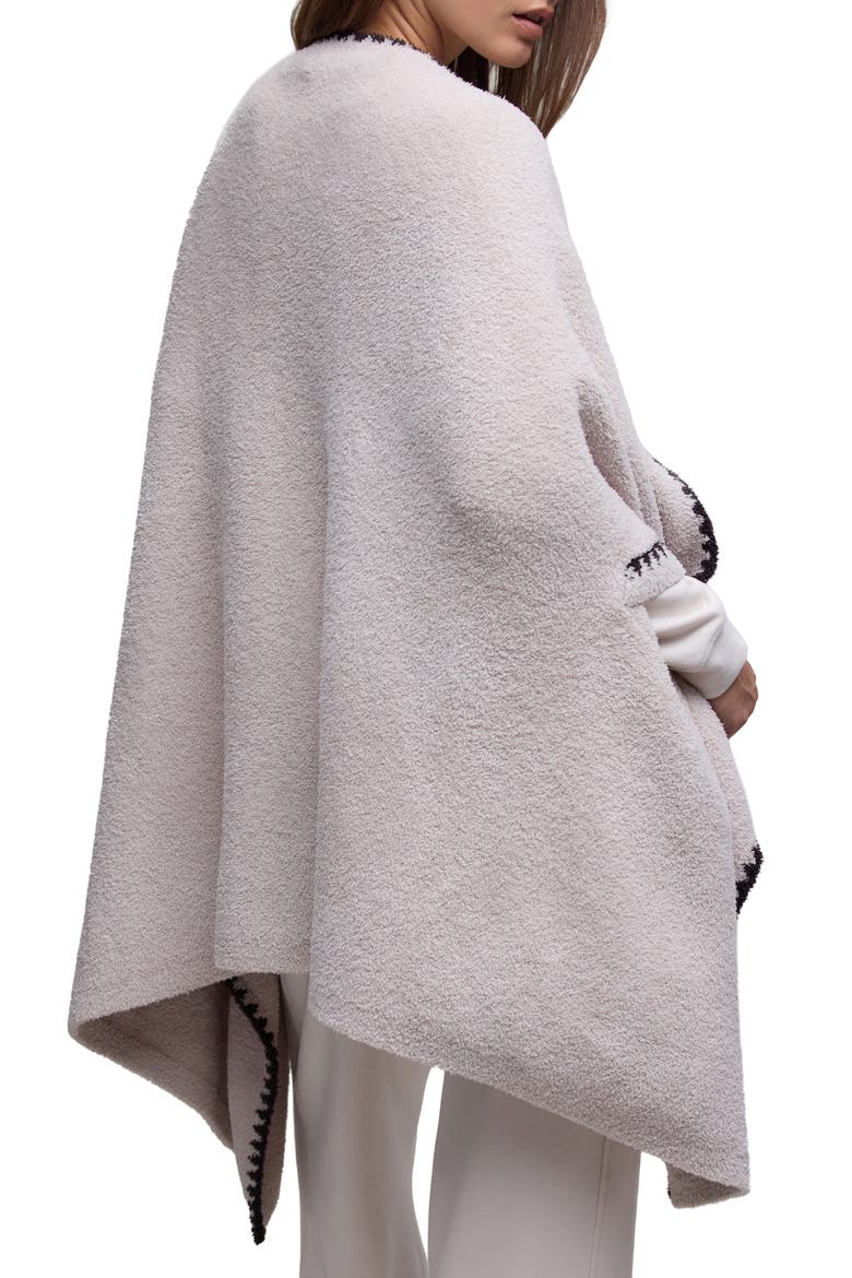 CozyChic® Blanket Stitch Wrap, Alternate, color, STONE-UMBER