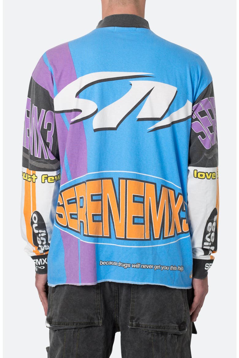 Motocross Mock Neck Long Sleeve Graphic T-Shirt (Men) | Nordstrom