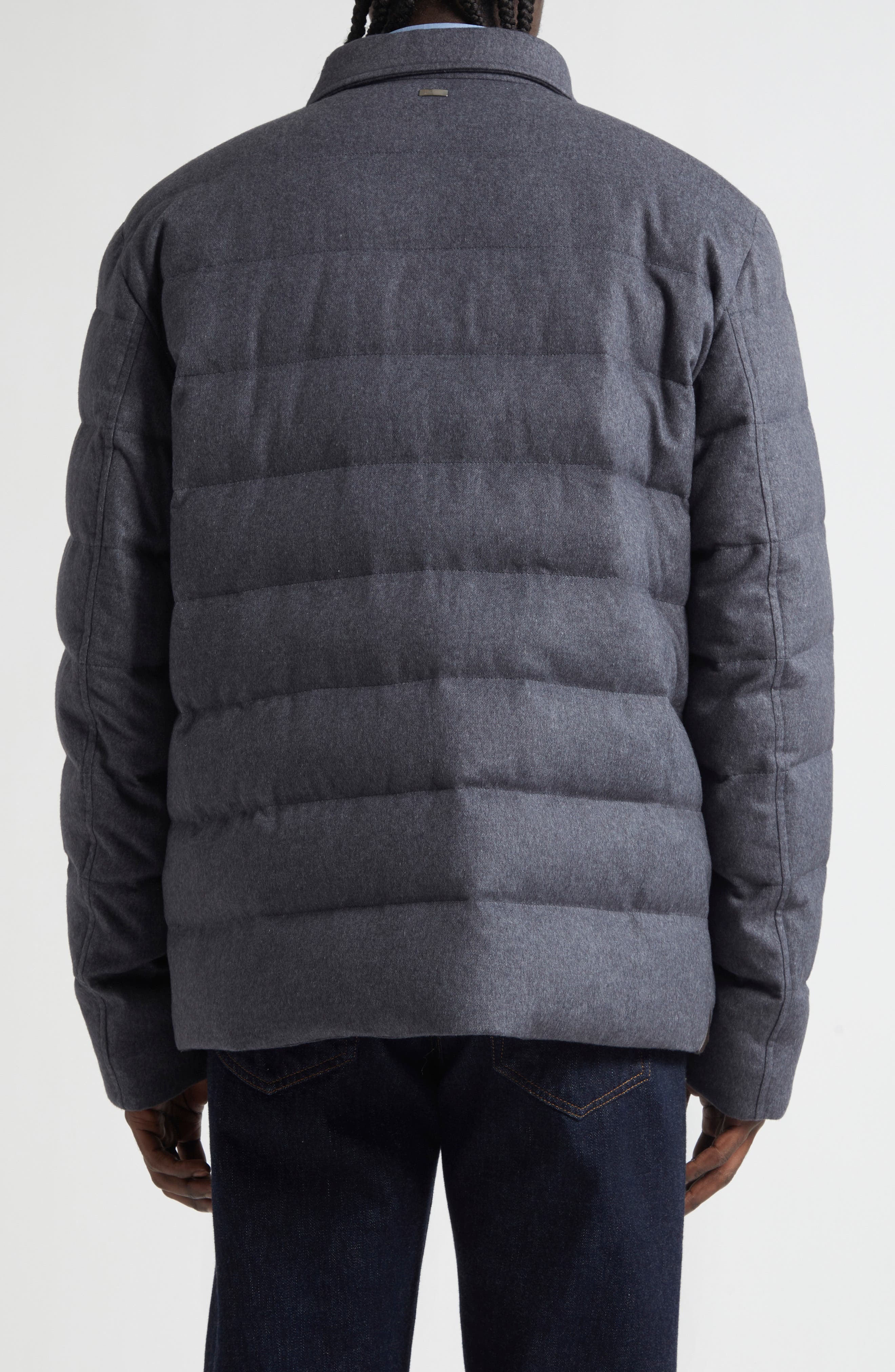 Cashmere & Silk Down Puffer Jacket - image 2