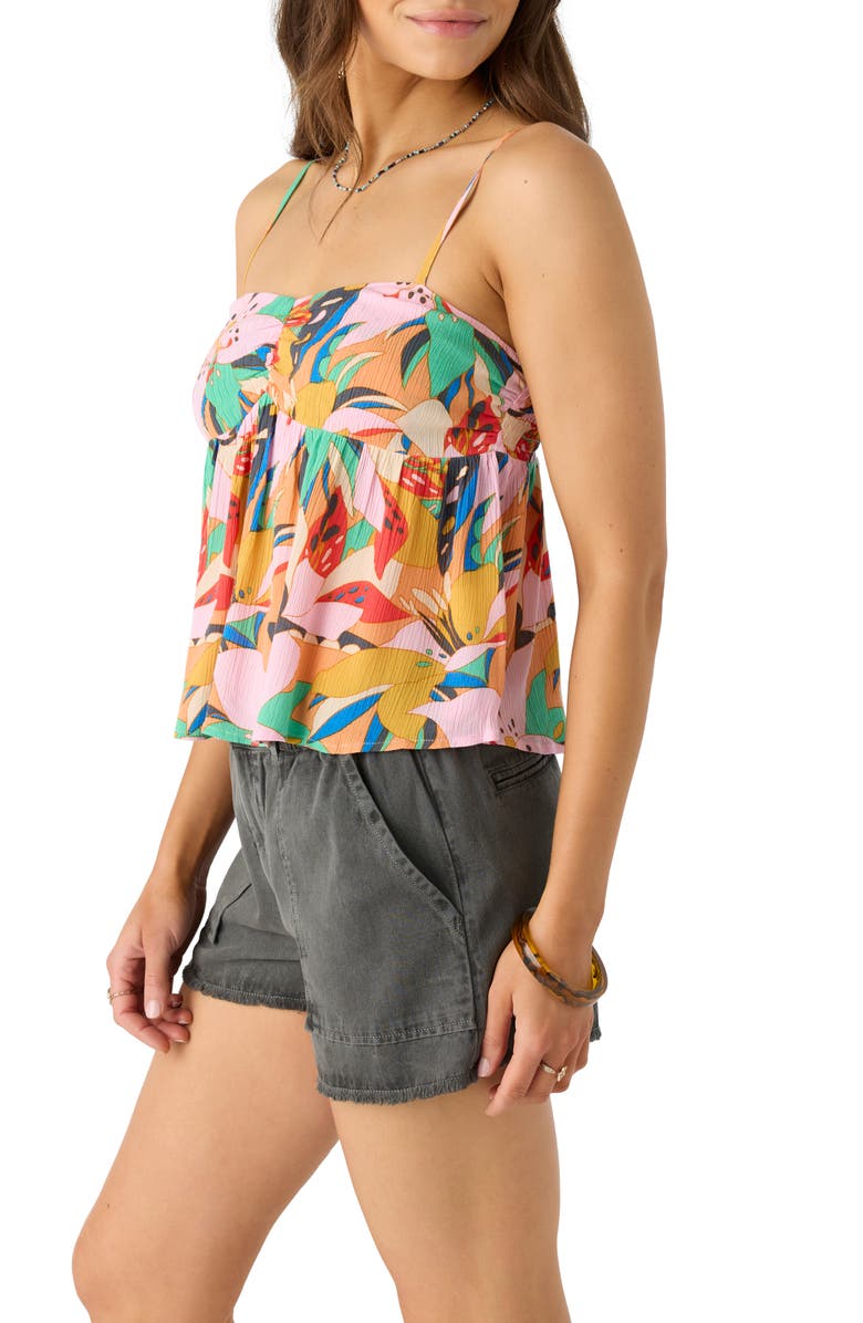 O'Neill Reeta Cabana Floral Babydoll Camisole, Alternate, color, 