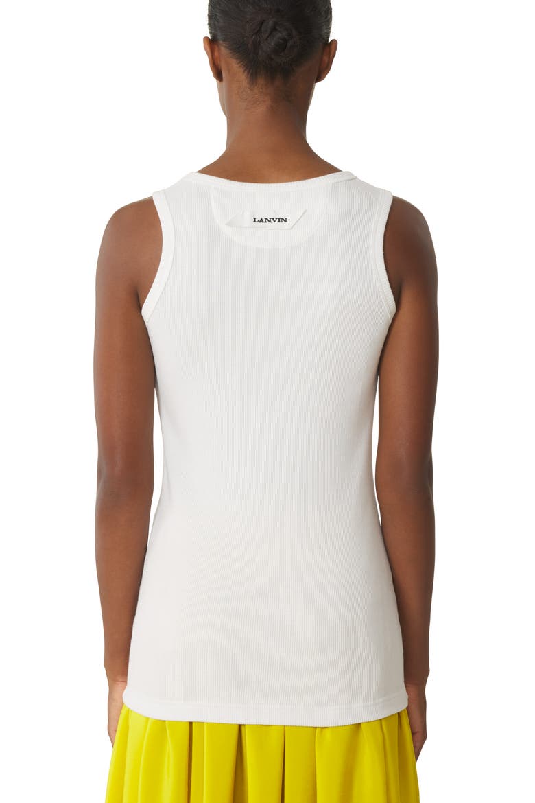 Mother And Daughter Ribbed Tank Top, Alternate, color, White