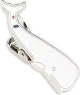 Thom Browne Whale Sterling Silver & Enamel Tie Clip