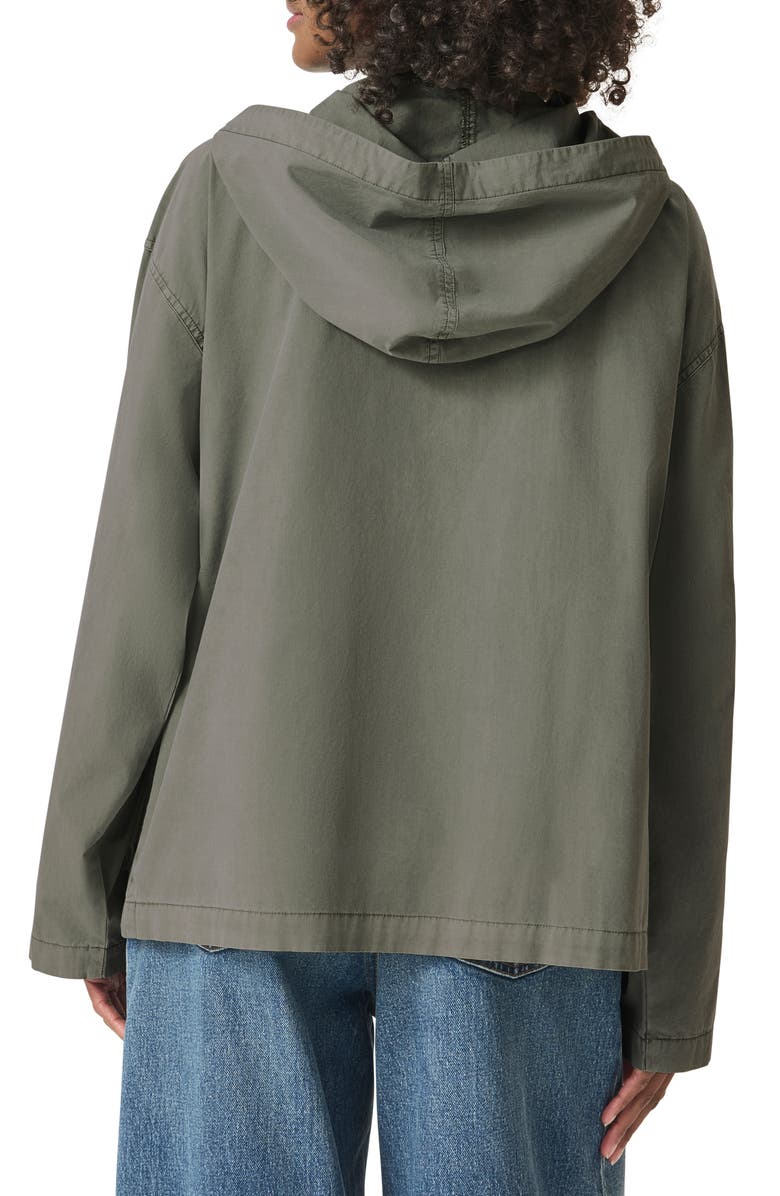 Splendid Serenity Hooded Cotton Utility Jacket, Alternate, color, Soft Vob