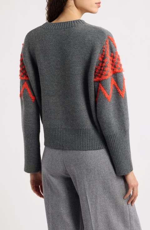UFO Geometric Pattern Sweater