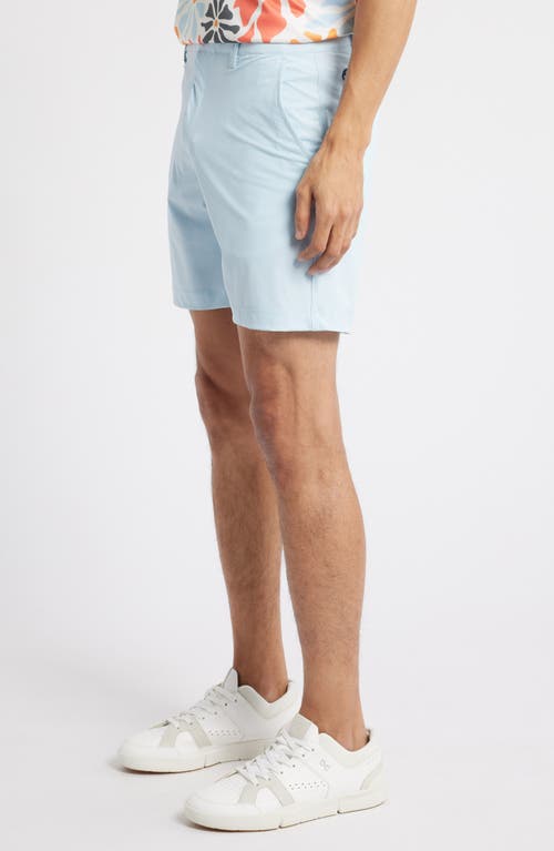 Swannies Bunker 7-inch Flat Front Stretch Golf Shorts In Sky