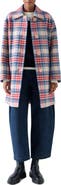Akris punto Lumberjack Plaid Wool Blend Coat