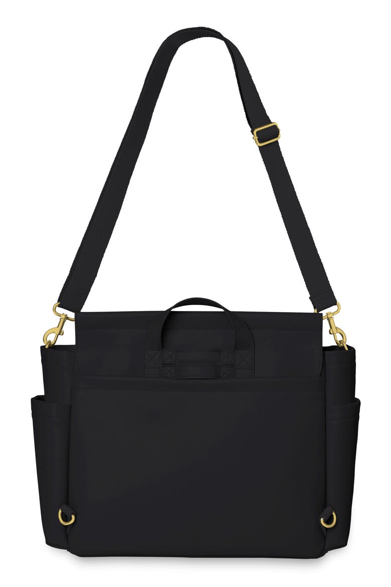 Greenwich Convertible Diaper Backpack, Alternate, color, BLACK/GOLD