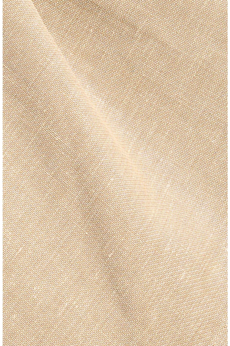 Logo Patch Linen & Wool Blend Scarf Cap, Alternate, color, BEIGE