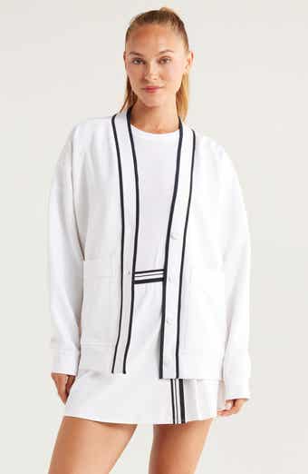 Courtside French Terry Cardigan
