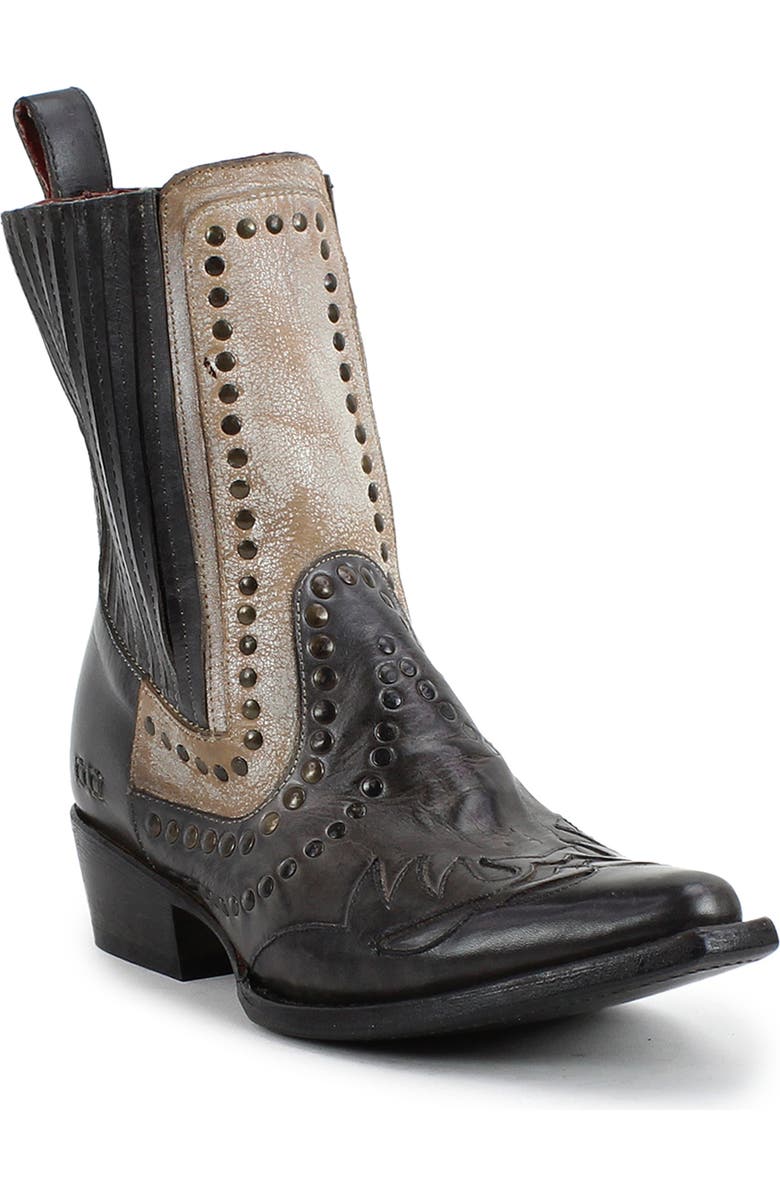 Bed Stu Raise Western Boot, Main, color, Black Rustic Nectar Lux