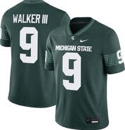 Nike Men's Nike Kenneth Walker III Green Michigan State Spartans Alumni Game Jersey