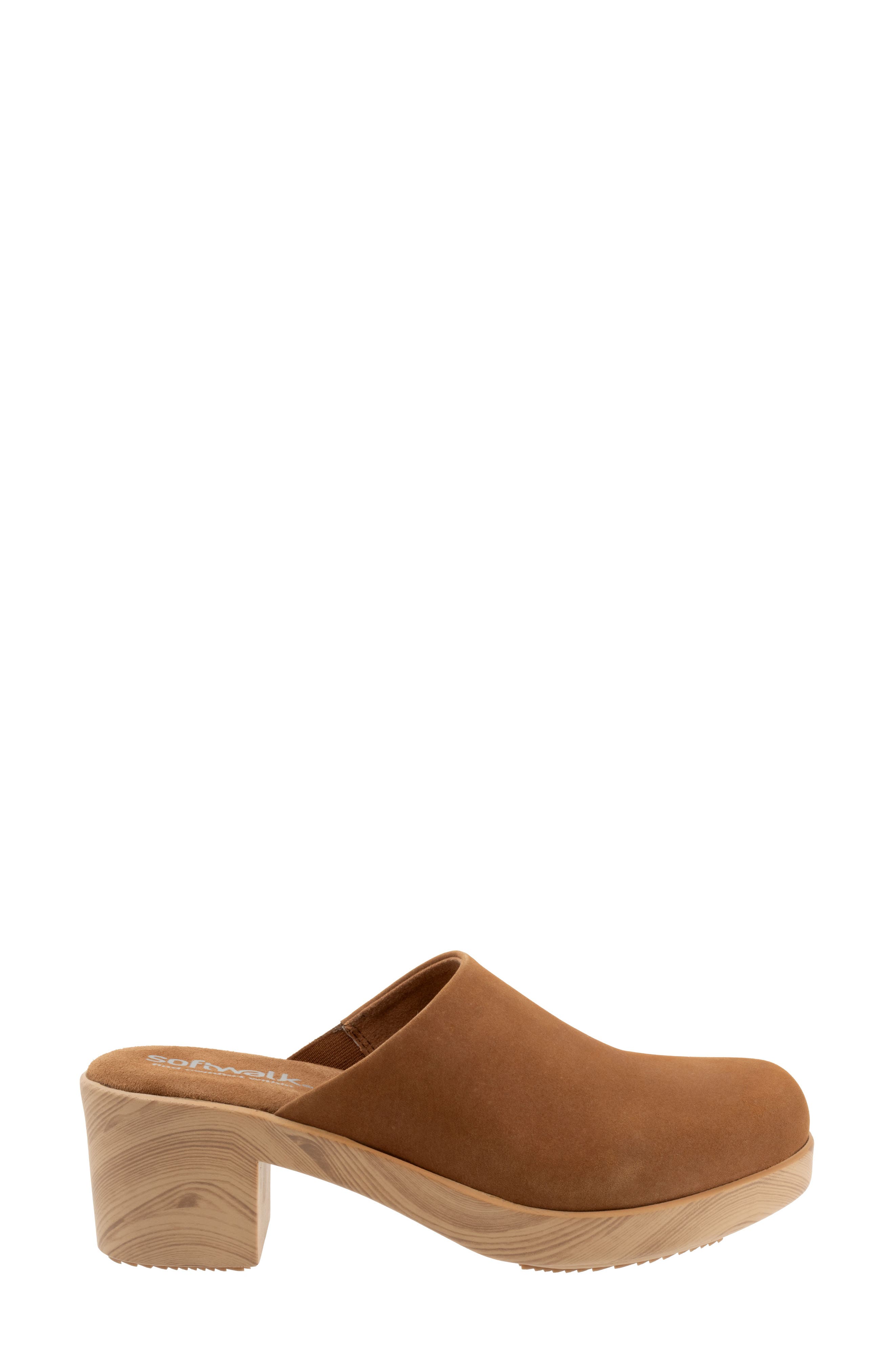 Felida Platform Mule, Alternate, color, TAN NUBUCK