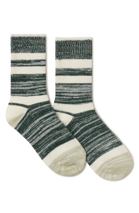 Heather Striped Socks
