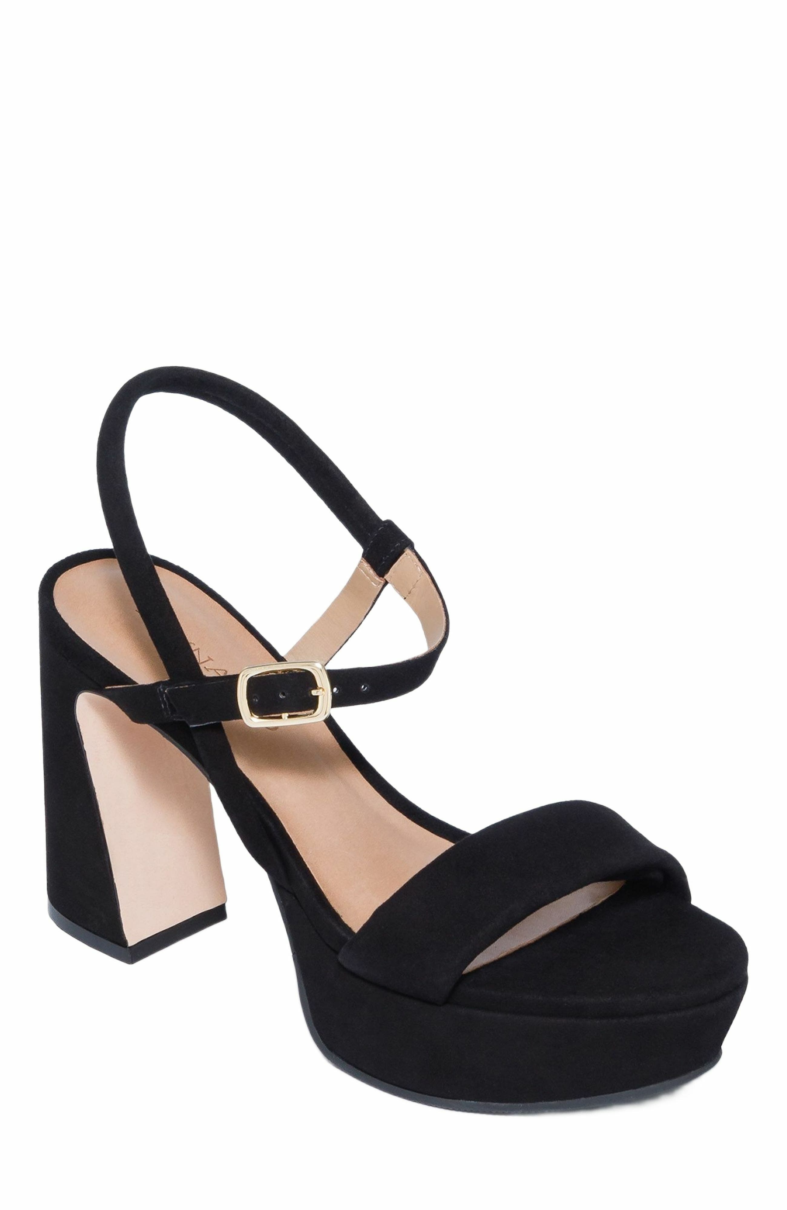 Bernardo Footwear Ventura Platform Sandal, Alternate, color, Black
