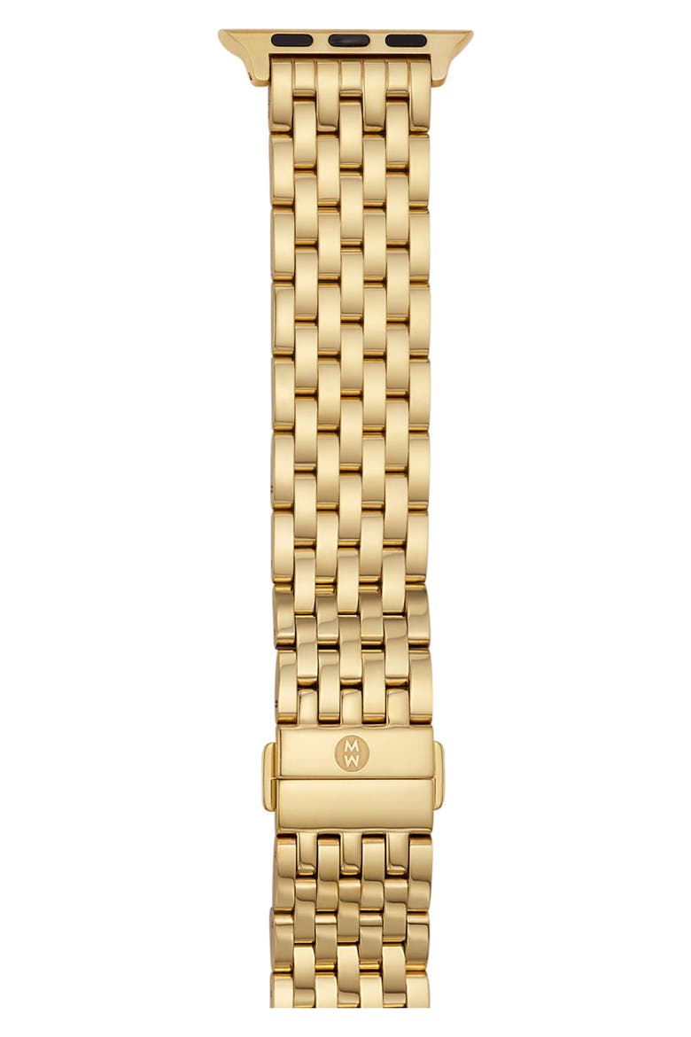 20mm Apple Watch® Bracelet Watchband, Main, color, GOLD