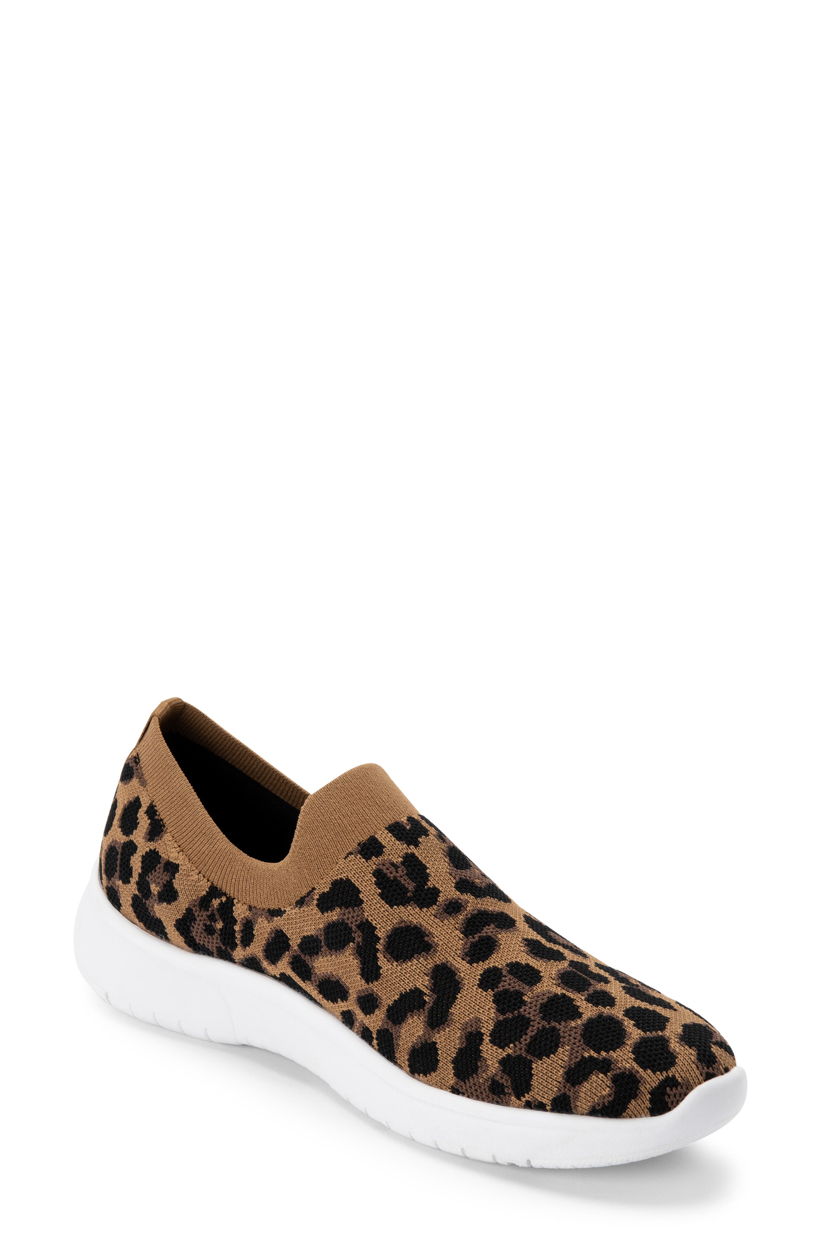 Blondo Karen Waterproof Slip-On Sneaker, Main, color, Leopard Knit