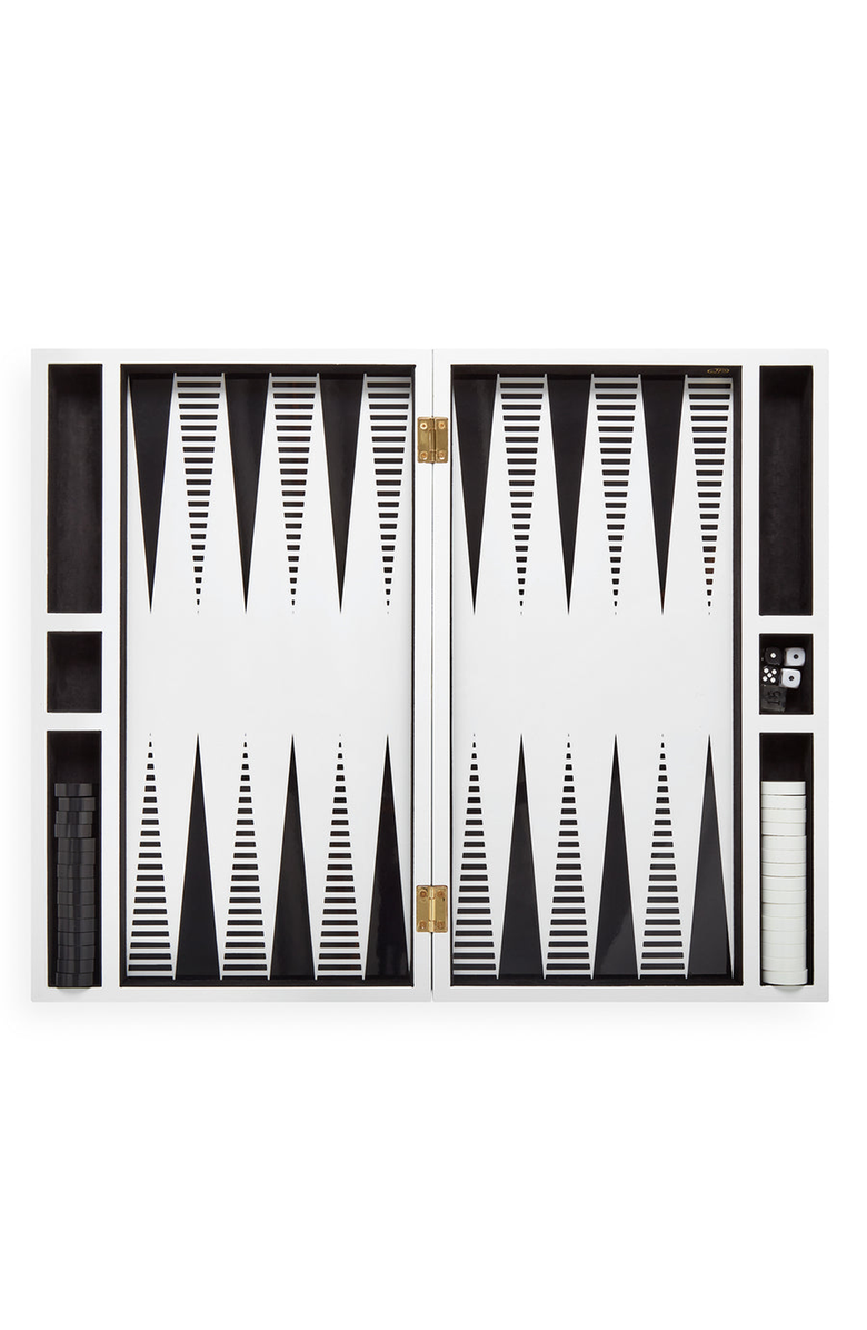 Jonathan Adler Op Art Backgammon Set, Main, color, 