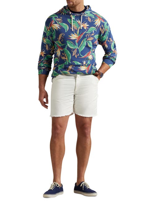 Polo Ralph Lauren Big & Tall Tropical Spa Terry Hoodie In Bird Pardise Flor